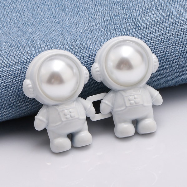 2st Astronautformad spänna midjeband Justerbar Jean-knapp A3
