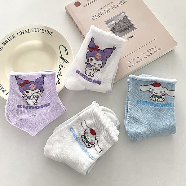 Nya Kawaii e Kuromi Strumpor Casual Mångsidig Ins Girl Christmas A2