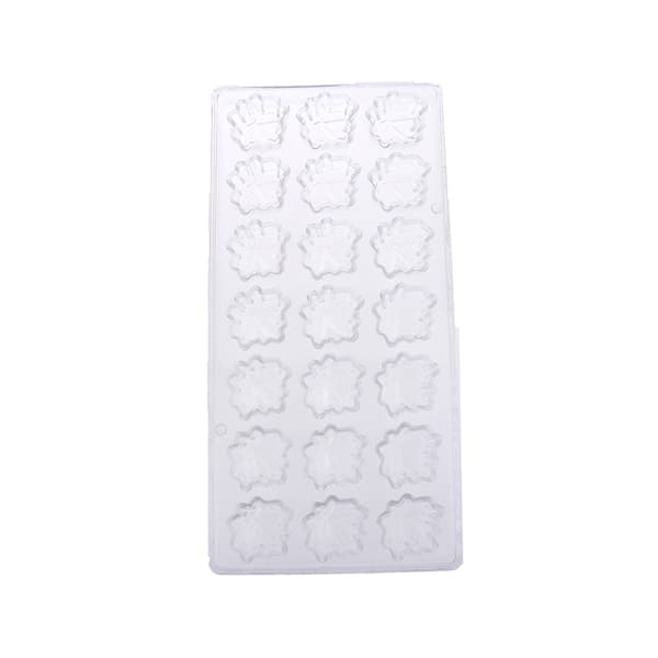 3D Choklad Godis Bars Molds Bricka Plast Form Blommor Bakning E