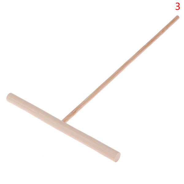 1/5 st Mini Bamboo Rake för Zen Garden Sand Bordsskiva Meditation 3(T Style 1Pc)