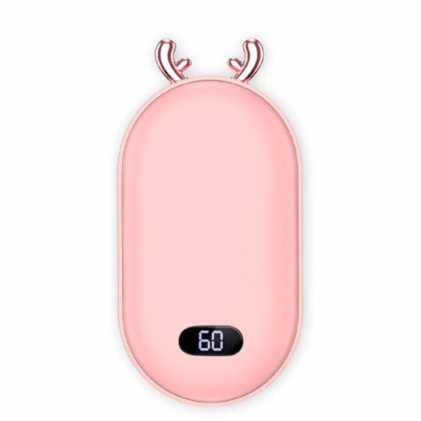 Mini Cartoon Digital Handvärmare USB Uppladdningsbar Värmare Portab A2