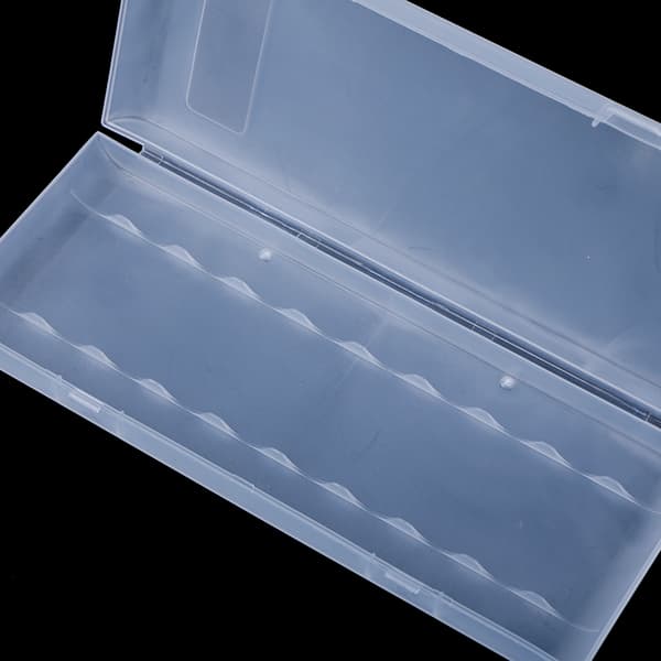 10 x18650 case box organizer vit för 1