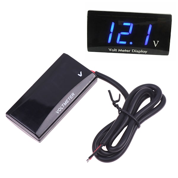 LED Display Digital Voltmeter Panel Volt Volt Meter Tester R Blue