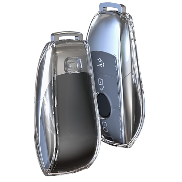 TPU Transparent Car Key Case Cover för Benz Class Key Shell Pr A1