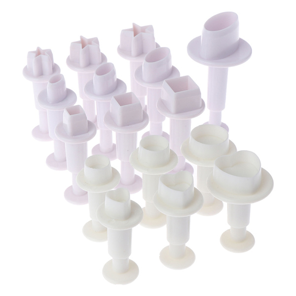 Xmas Fondant Cake ter Plunger Cookie Form Sugarcraft Flower Dec Love