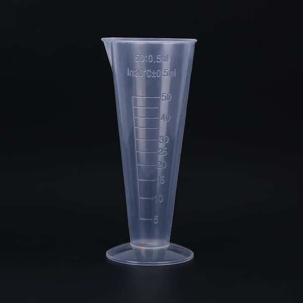 2st/ Set Mätkopp Transparent plastkon Återanvändbart kök