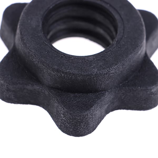 Hantel Hex Nut Hantel Rod Nut Spinlock kragar för skivstänger