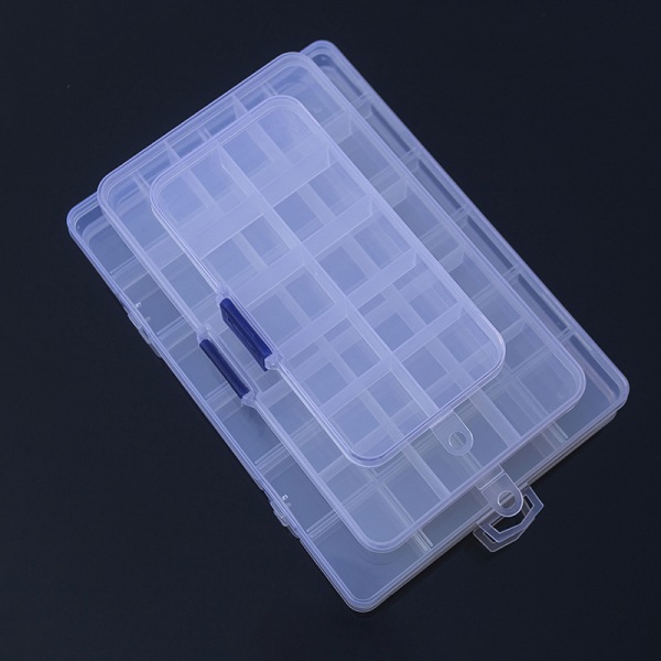 Fack Plastlåda Case Pärla Förvaringsbehållare P3