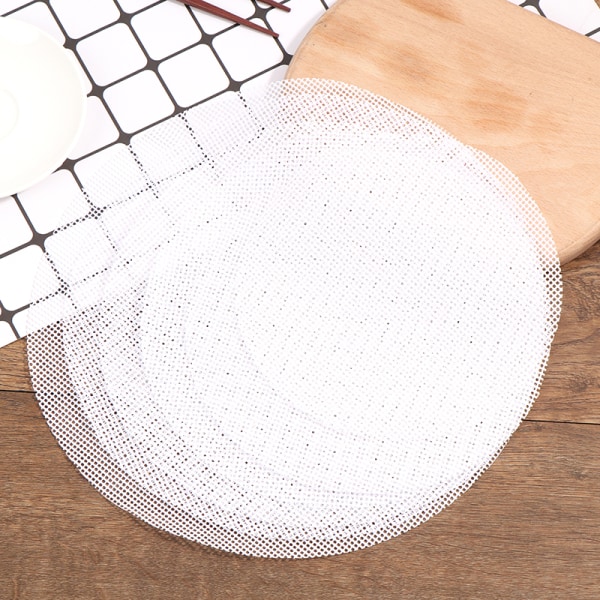 Dim Sum Liners Silikon Steamer Non Stick Steam Mesh Mat Kök 25CM