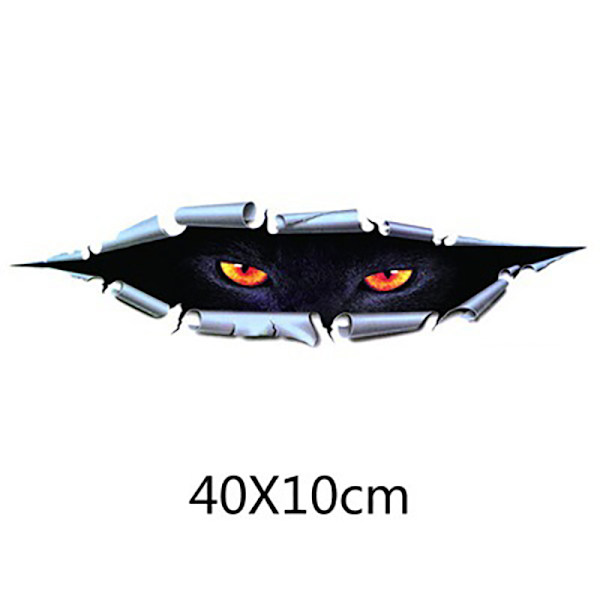 3D Cool Car Stick Creative Sticker Modified Decal Eyes Peeking A2