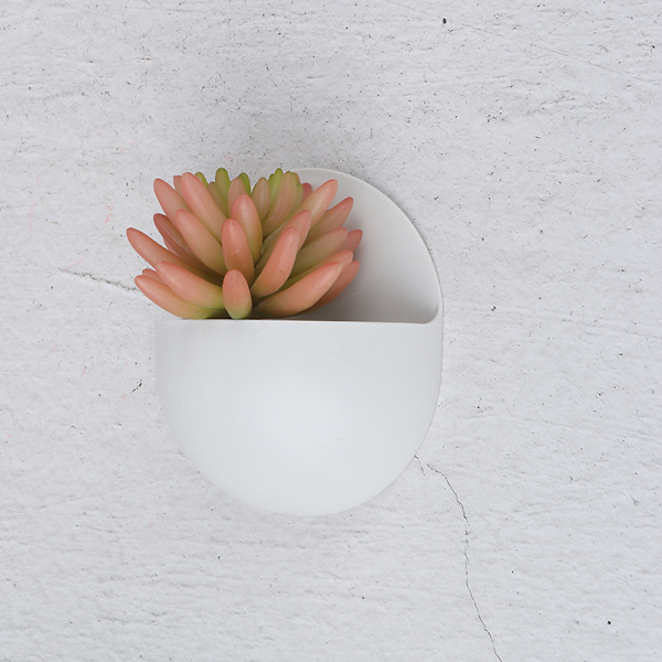 Creative Väggmonterad Akryl Vas Vägghängande er Flower Pot N2