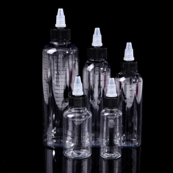 30ml-250ml Plast PET vätskekapacitet Dropper Flaskor Pigment 60ml