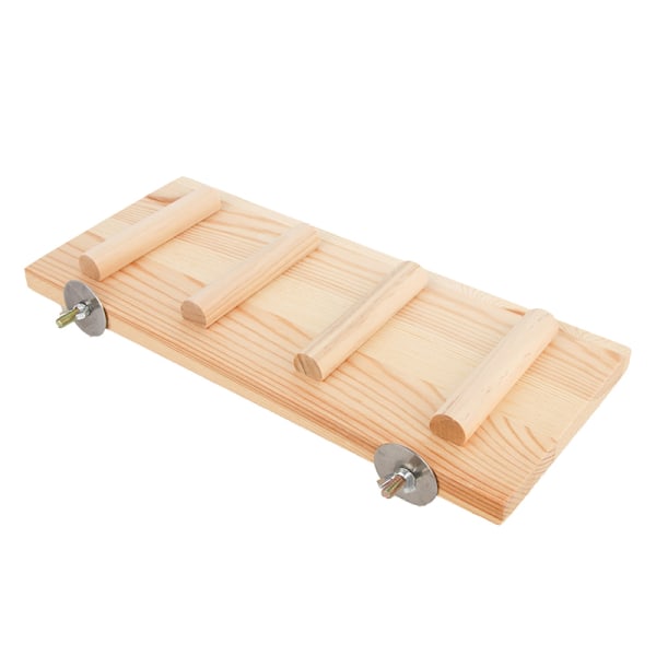 1st Pet Fågel Papegoja Trä Plattform Stand Rack Leksak Hamster gren A6