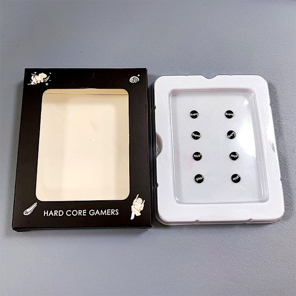 1-pack musskridskor i glas DIY Universal Dots Mouse Feet Pads St A2