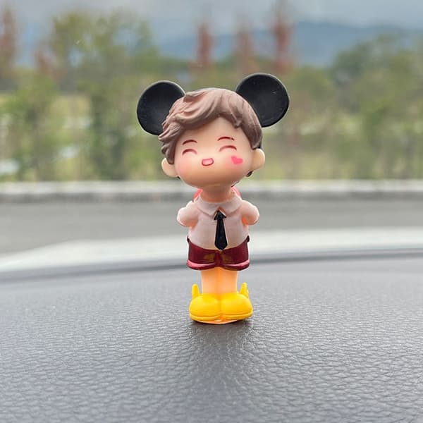 1 Par Anime Par För Bil Ornament Modell e Figur Auto Interi D