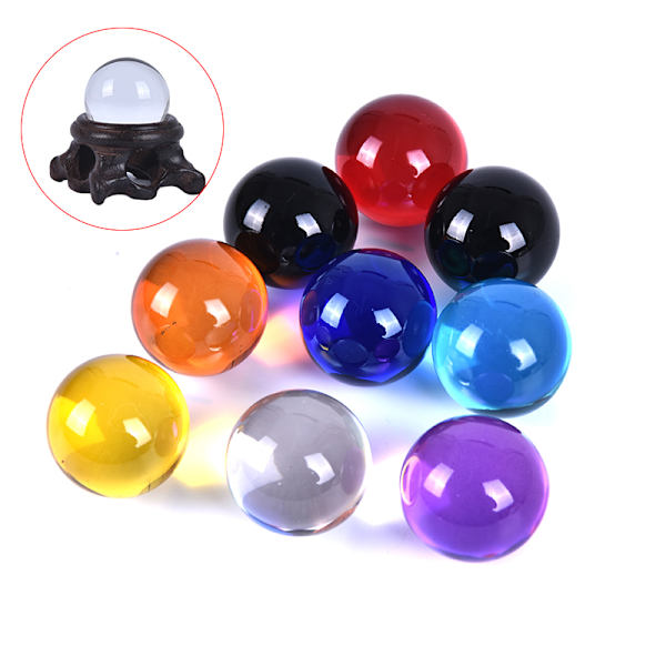 e Crystal Ball Natural Magic Ball Healing Sphere Quartz Balls C Red