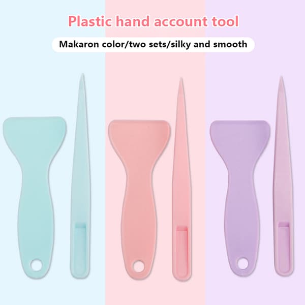 1Set e Pincett Scrapbook Sticker Hand Account Tools Plast Tw 3