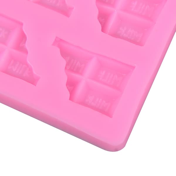 halvtabletter chokladform flytande silikonfondant molds