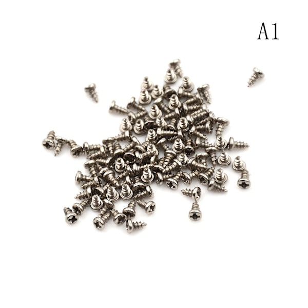 100st M2 Skruv Gänga Diameter Runt Huvud Cross Screws Self Ta 2*4MM