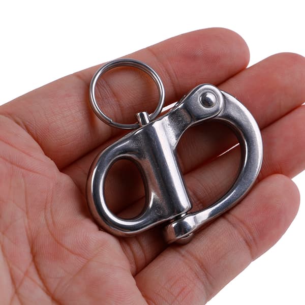 316 rostfritt stål rigg Segling Fast borgen Snap Shackle Yac