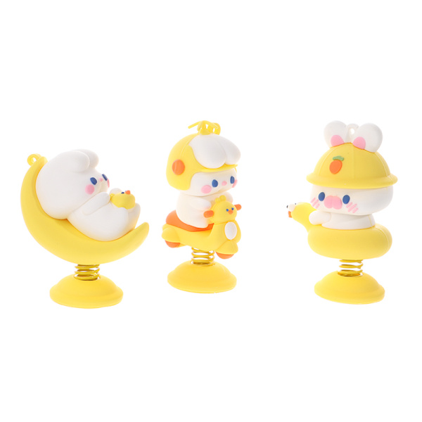 Anime e Animal Shaking Head Spring Toys Bilinredningstillbehör C