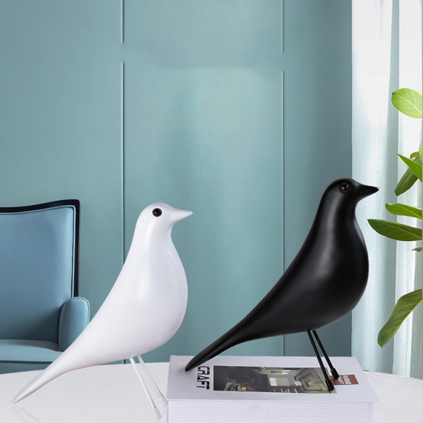 Harts fågelskulptur Modern enkel dekoration Vardagsrum Bedro Blue