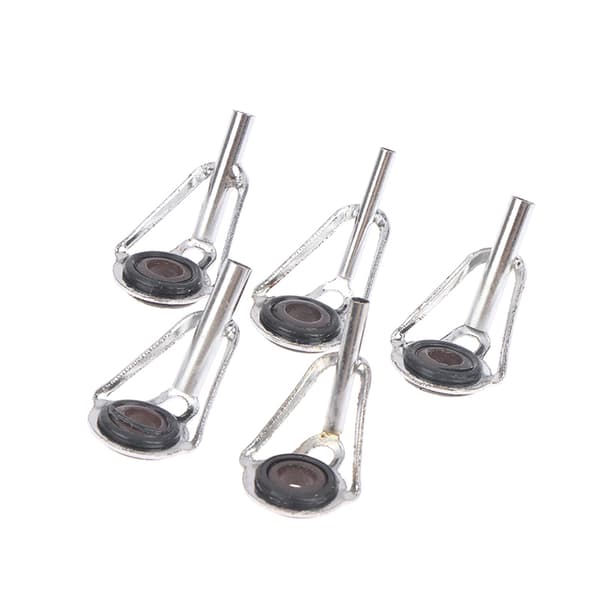 5 st Fishing First Section Rod Tip Ring Eye Guide Kit för Outdo Inner diameter 2.2mm