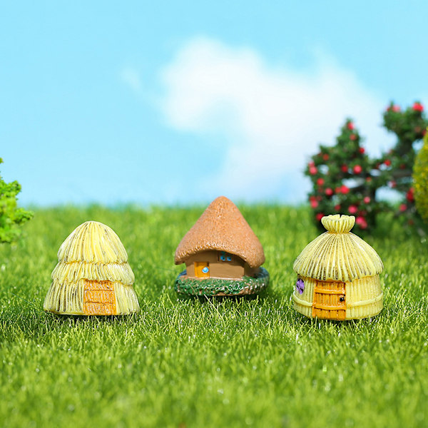 Husfigur Mikro Landskap Heminredning Miniatyr Fairy Garde C