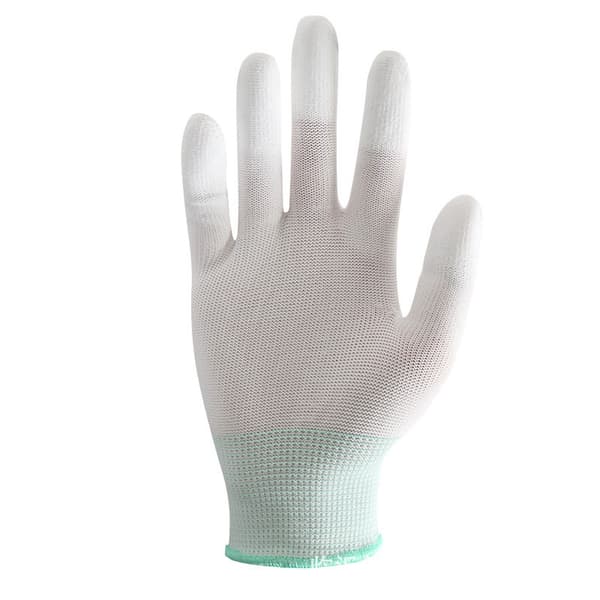 Anti Static ESD Elektroniska Arbetshandskar Pu Finger PC Antisladd
