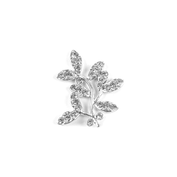 10 Styck Legering Guld/Silver Färg Gren Blad Kontakter Berlock Fo Silver