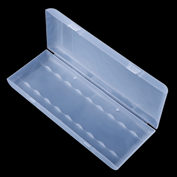 10 x18650 case box organizer vit för 1