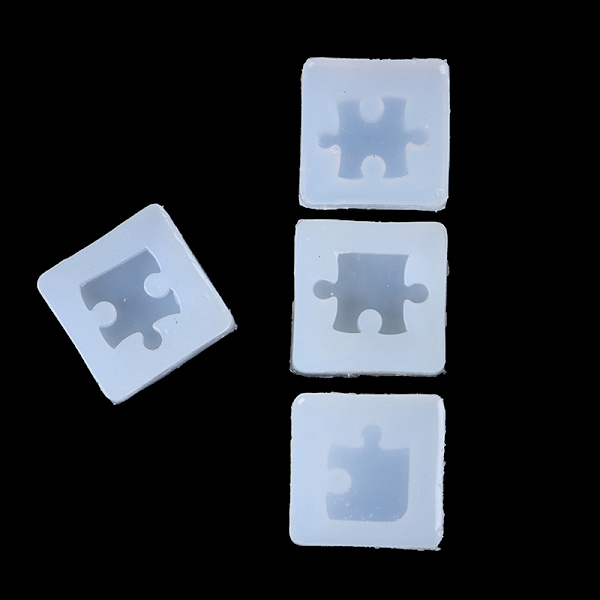 4st/ set Form DIY UV Resin Nyckelring Moul