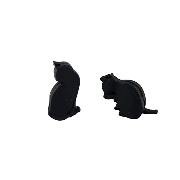 6ST Silikon Cat Vinglas Marker Cup Identifiering Ring Par