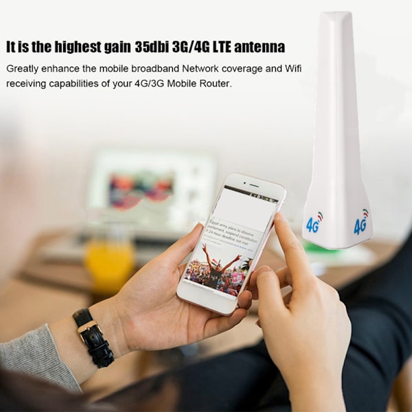 4G LTE extern antenn inomhusantenn SMA hane CRC9 TS9 CRC9