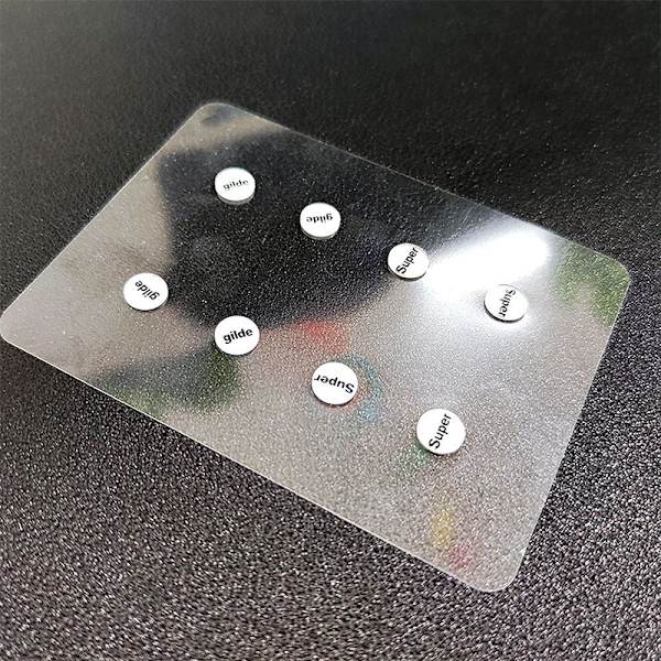1-pack musskridskor i glas DIY Universal Dots Mouse Feet Pads St A2