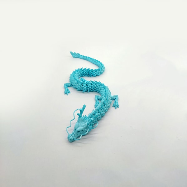 Collection Ornament Movable ed Dragon Statue 3D Printed Flexibl A1