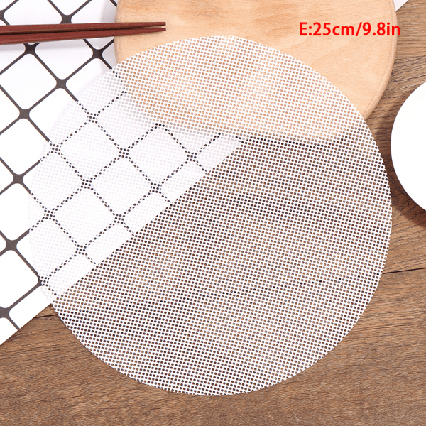 Dim Sum Liners Silikon Steamer Non Stick Steam Mesh Mat Kök 25CM