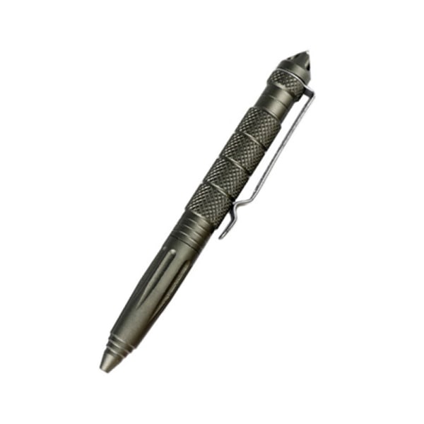 Högkvalitativ personlig taktisk penna i aluminiumlegering Gray
