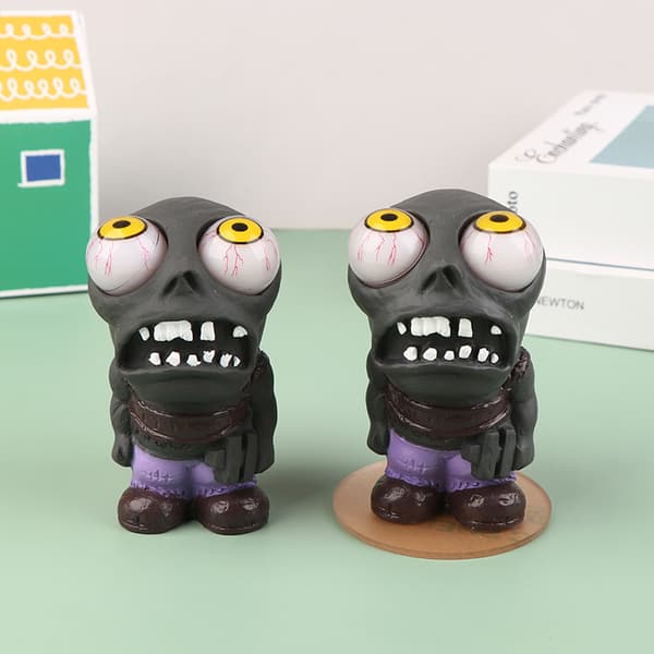 Explosiv Eye Doll Car Boost Eye Zombieleksaker för att dekomprimera Acce B
