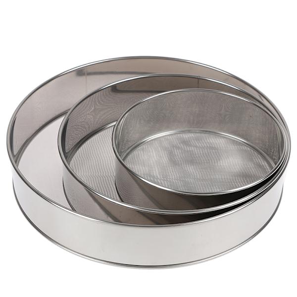 Kök Fin 60# Mesh Mjöl Sifter Rostfritt Stål Mjöl Sikt 1(15CM)