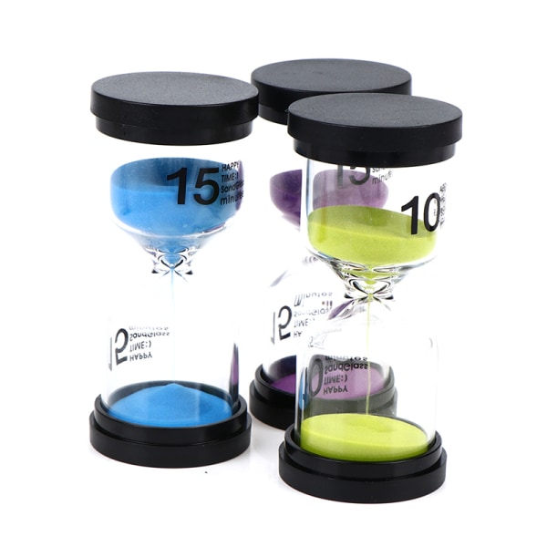 5/10/15/30 minuter Watch Timglas Sandglas Sand Cook Clo 20(30min Purple)