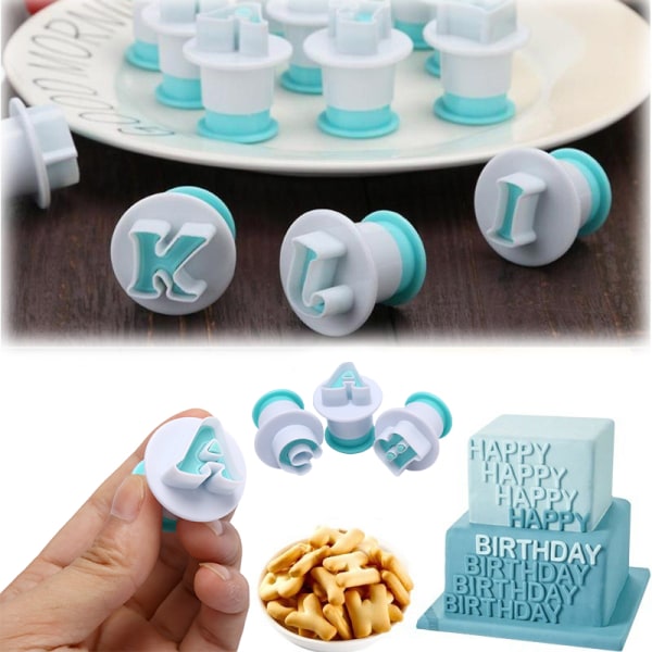Form Kakadekorationsverktyg Alfabetsnummer Cookie ter S Lowercase Letters