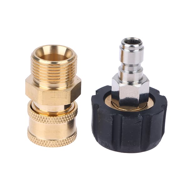 Högtryckstvätt snabbkopplingskopplingar M22 14/15 mm till 1/4 3/8 I A4