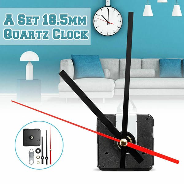 1 Set Silent Quartz Clock Movement Mechanism DIY Kit Batteri Po N4