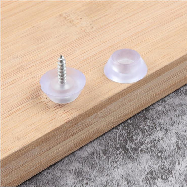 10 st Gummi Halkfri möbel Stol Benskydd Fötter Sofffot P 4(15mm with screw)