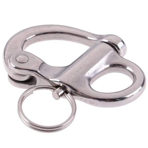 316 rostfritt stål rigg Segling Fast borgen Snap Shackle Yac