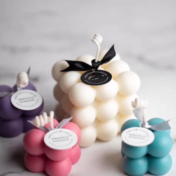DIY silikonljusformar 3D Handy Soy Shaped Aromatherapy Pla A