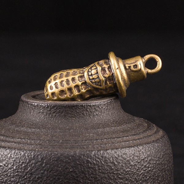 Creative Brass Funny Evil Pendant Key Ring Pendant Ornament DIY 1PC