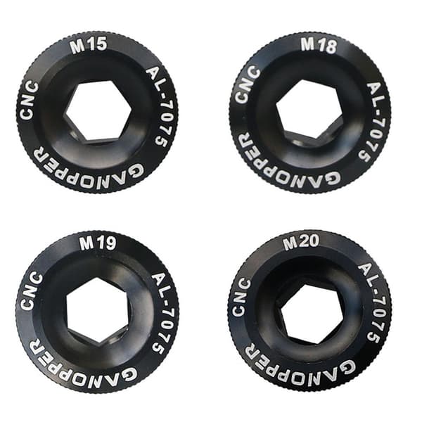 M15 -M20 Aluminiumlegering MTB-vevskruvlock Cap A1