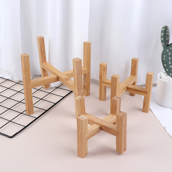 Wood er Krukbrickor Blomkrukställ Stark fristående Bonsai H M